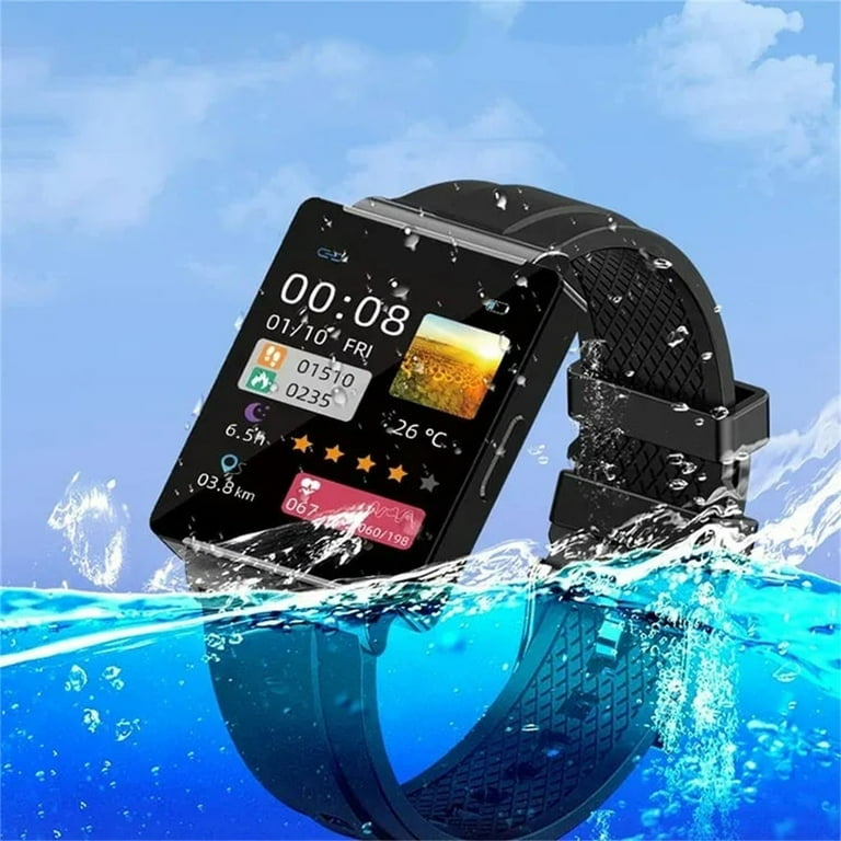 2024 Upgraded Version Smart Watch Exercise Sleep Detection Fitness Multi function Long Standby 1.85 inch IP68 Rate Body NFC Function Walmart
