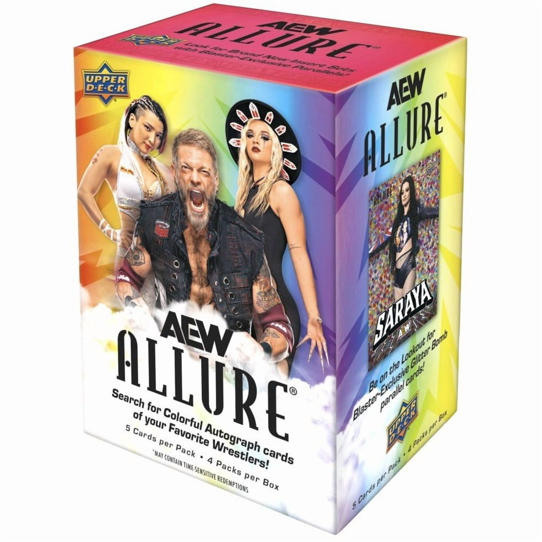 aew booster box 2024 Upper Deck Wrestling Hobby : Collectibles & Fine Art The Merch and/or Technicians Cards Upper Deck, AEW Wrestling Trading