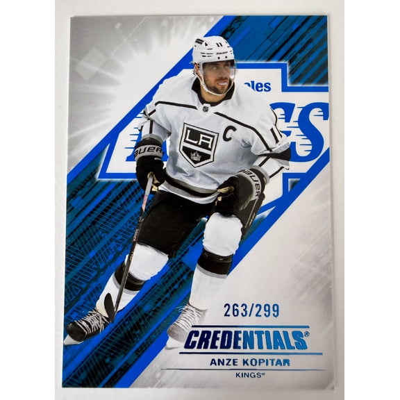 2024 Upper Deck Credentials Anze Kopitar Blue /299