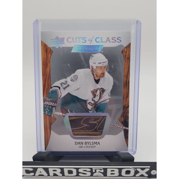 2024 Upper Deck Dan Bylsma CC-DB Relic Hard Signed Autograph Trading Card Anaheim Ducks NHL
