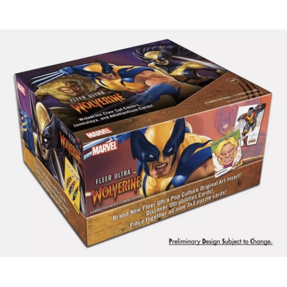 2024 Upper Deck Fleer Ultra Wolverine Factory Sealed Hobby Box 72 Cards