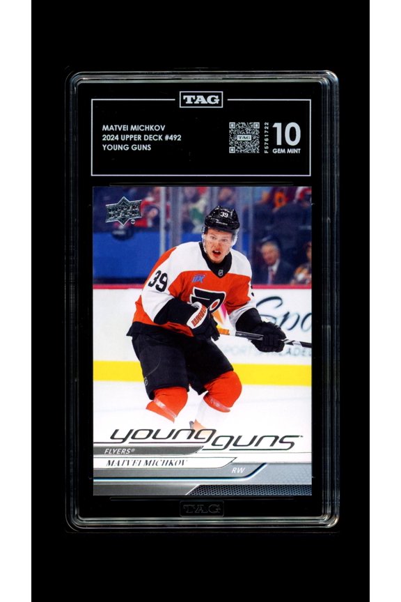 2024 Upper Deck Matvei Michkov #492 TAG 10
