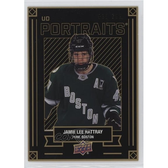 2024 Upper Deck PWHL 1st Edition - UD Portraits - Gold Jamie Lee Rattray #P-12 Gold /299