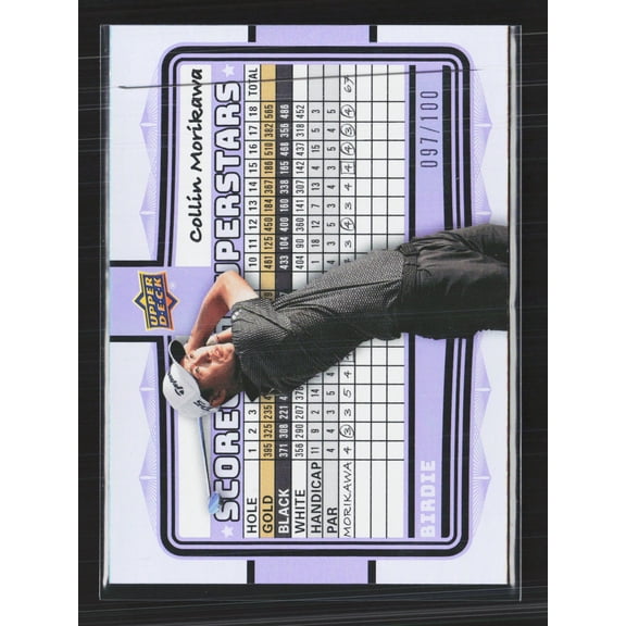 2024 Upper Deck Scorecard Superstars Collin Morikawa Birdie Trading Card SS-10 PGA Tour