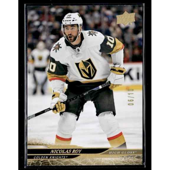 2024 Upper Deck Series 1 High Gloss Nicolas Roy #183 /10