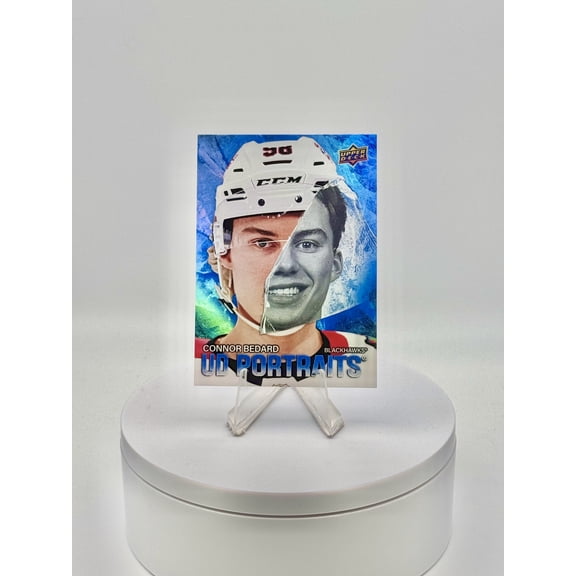 2024 Upper Deck Series 1 UD Portraits Connor Bedard #P-1