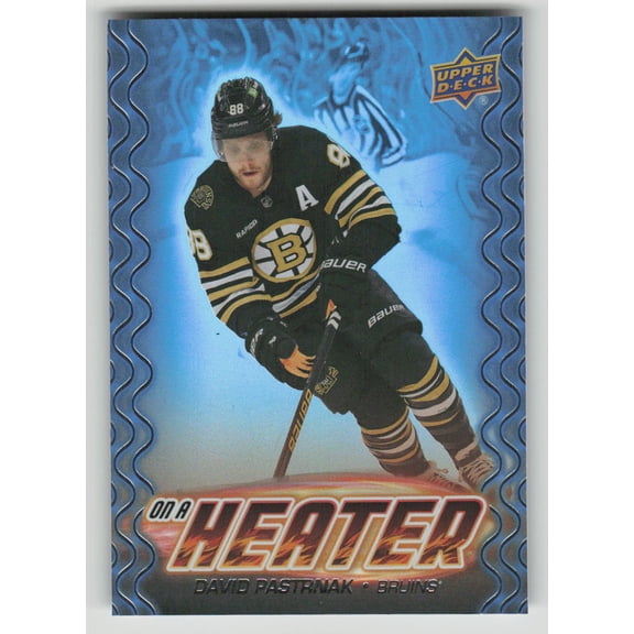2024 Upper Deck Series 2 Hockey David Pastrnak #221 On a Heater