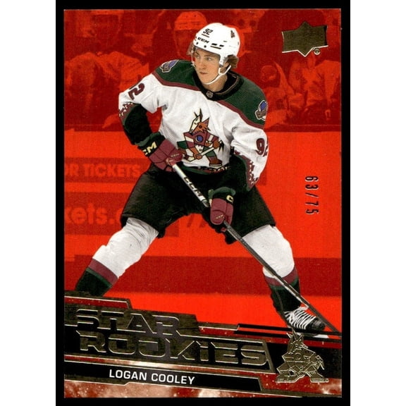 2024 Upper Deck Star Rookies Red Logan Cooley #3 RC /75