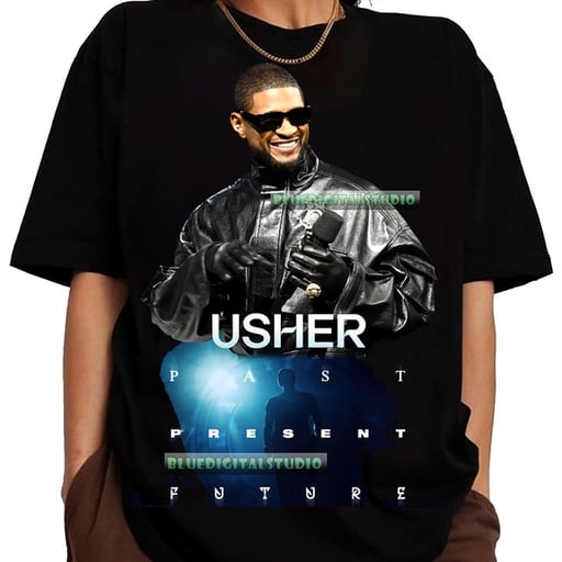 2024 Usher Past Present Future Tour Shirt, Usher Concert 2024 Shirt