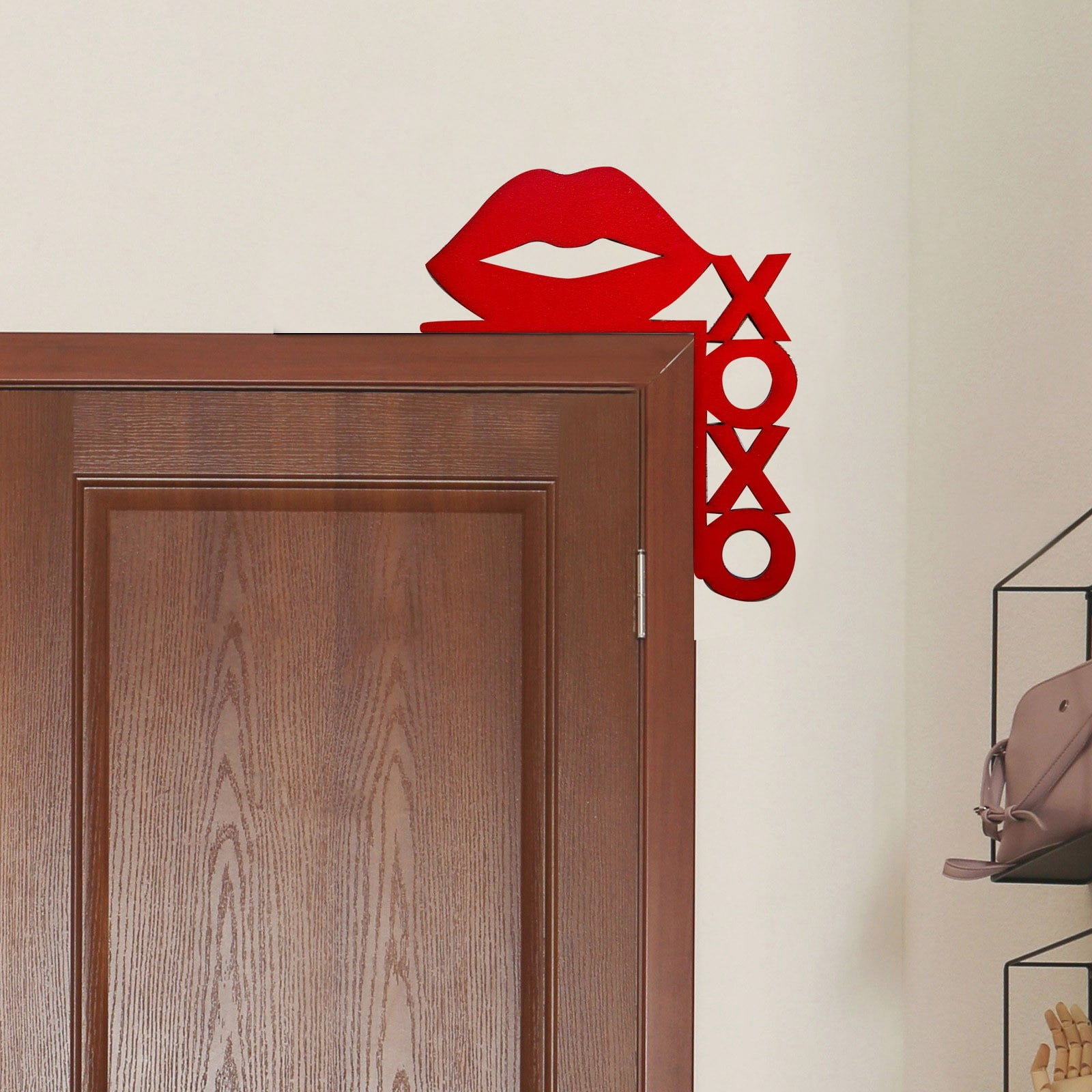 2024 Valentine'S Day Door Corner Door Frame Decoration Lips Valentine'S