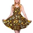 thumbnail image 1 of 2024 Vestidos Custom Women Dress Skate Size Big Fashion Street Waist High Dresses Cute Rose Pretty Dress Floral Boho White, 1 of 7