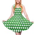 thumbnail image 1 of 2024 Vestidos Oversize Lady Summer Dress Skate Printed Casual Waist High Dresses Kawaii Day Patricks Saint Lucky Dress Shamrock Green, 1 of 7