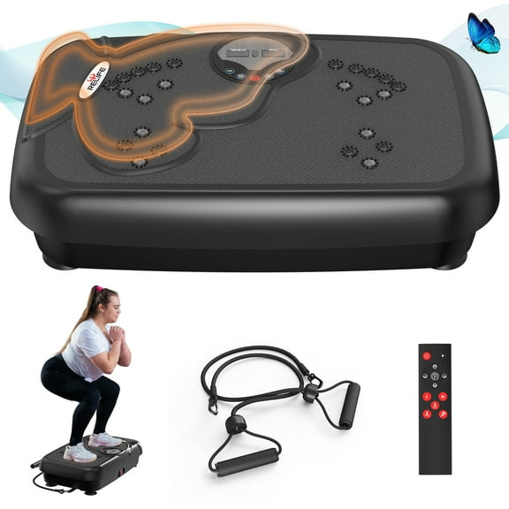 2024 Vibration Plate New Version with Butterfiy, Fitness Platform Exercise Machine, Vibrating Lymphatic Drainage, Shaking Full Body Shaker Workout Vibrate Stand Shake Board Sport Gym for Women Men