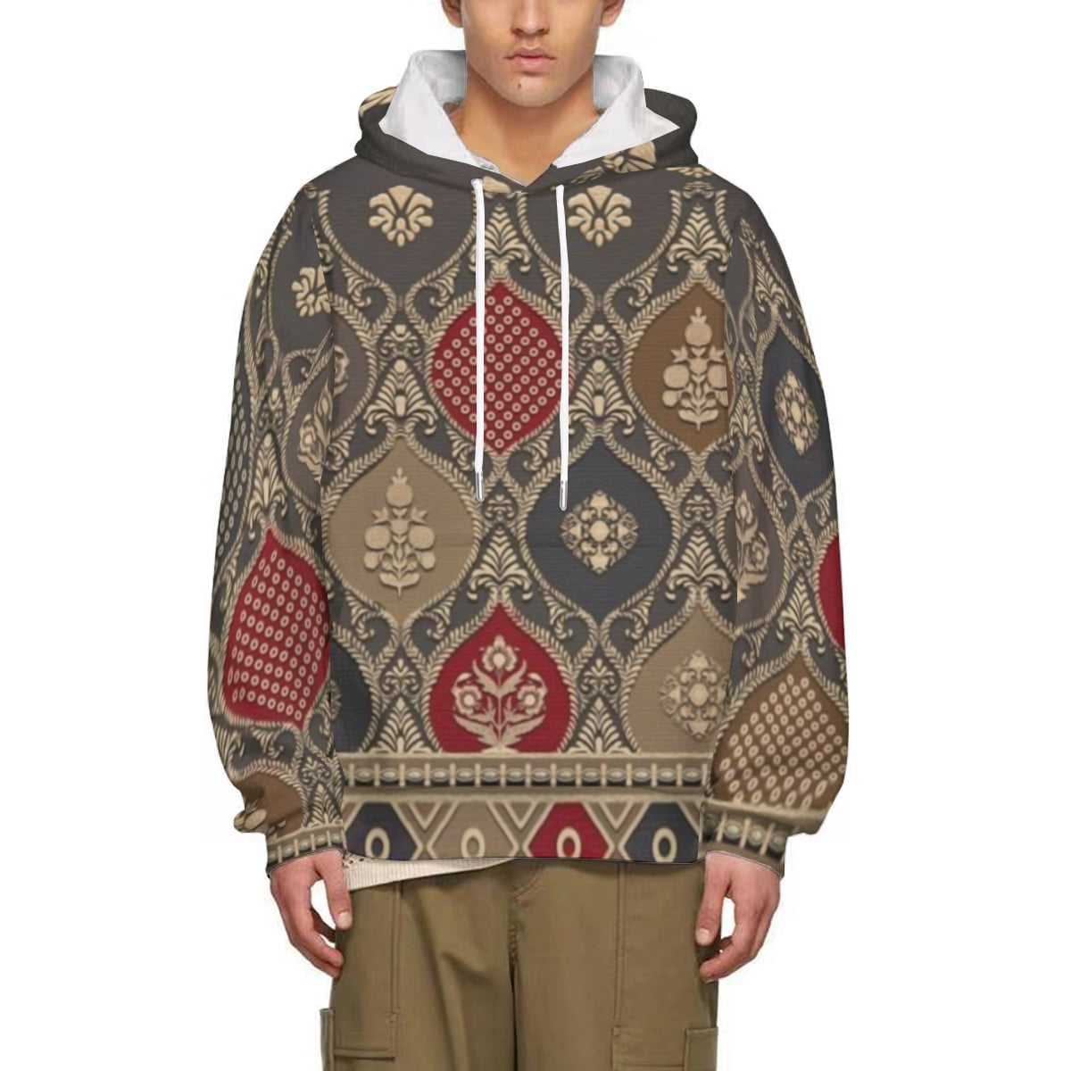 2024 Vintage Abstract Water Droplet Hoodies For Men Retro 3d Prints