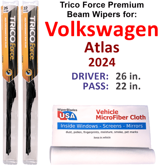 2024 Volkswagen Atlas Performance Beam Wipers (Set of 2)