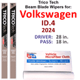 thumbnail image 1 of 2024 Volkswagen ID.4 Beam Blade Wipers (Set of 2), 1 of 3