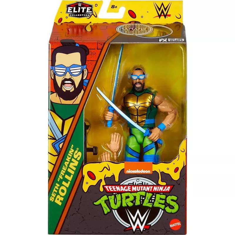 WWE Wrestling Teenage Mutant Ninja Turtles Seth Freakin Rollins Action Figure