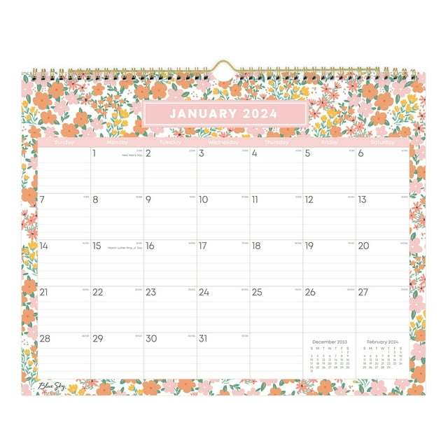 2025 Wall Calendar, 15x12, by Blue Sky, Catira