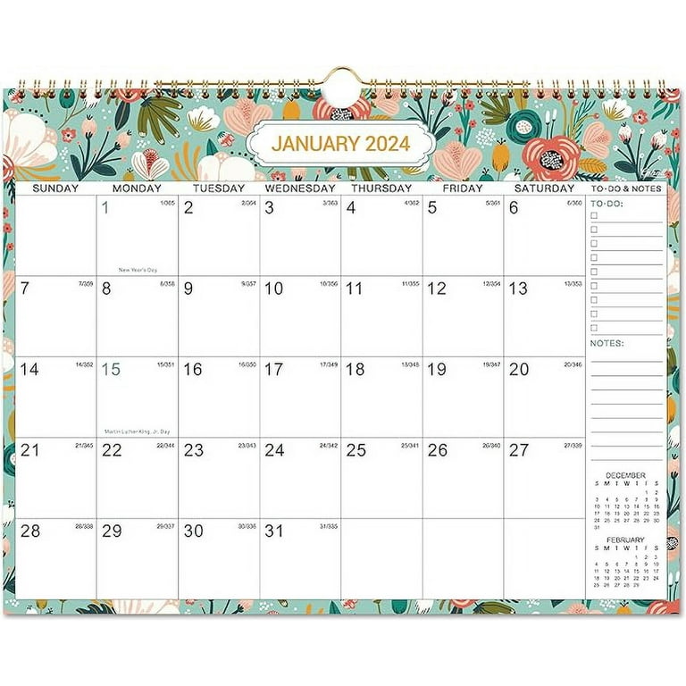 2024 Wall Calendar - July 2023 to December 2024, 14.8