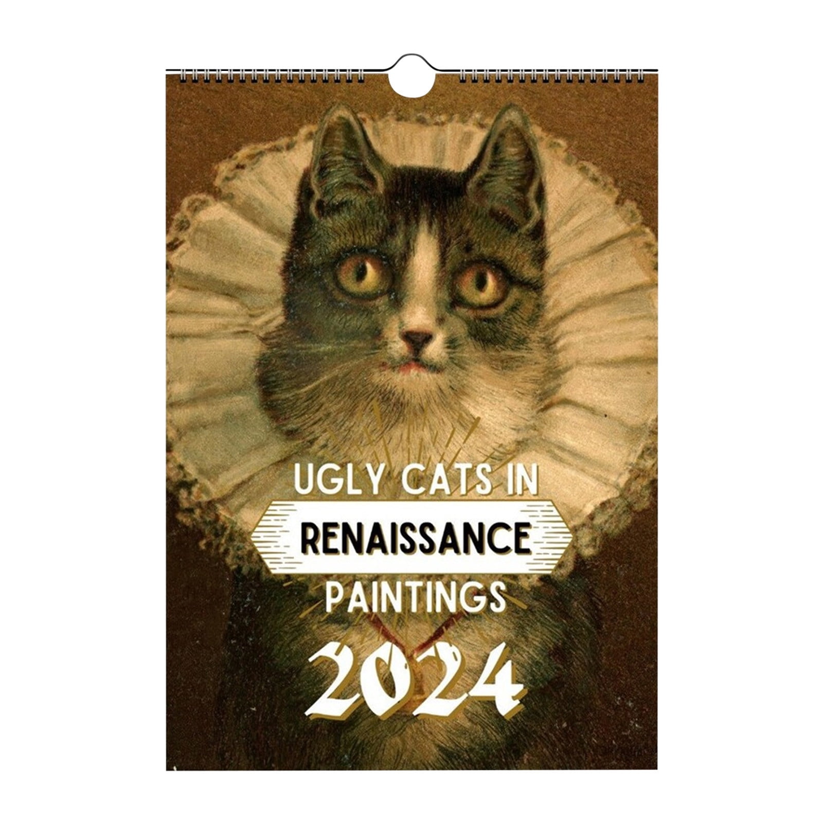 2024 Wall Ugly Cats Calendar Funny Cat Calendar 2024, January 2024