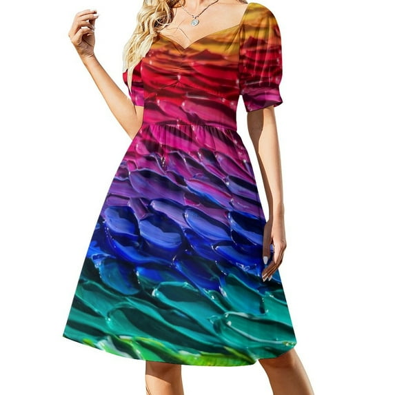 2024 Waves of Color Dress womens clothing Women's dresses ladies dresses for women birthday dress for women
