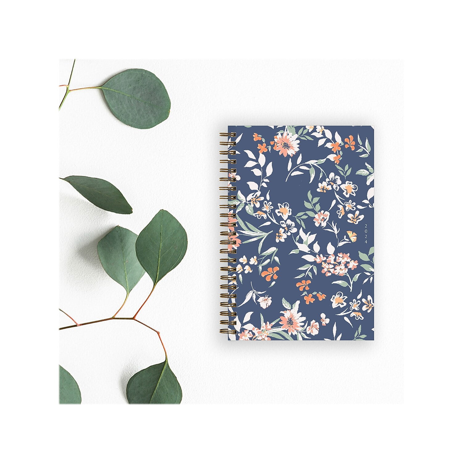 2024 Weekly Monthly Planner, 5x8, Blue Sky, Effie