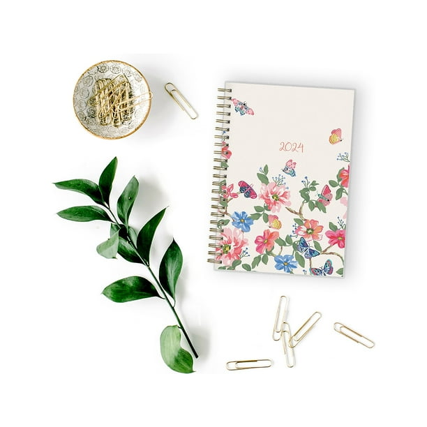 2024 Weekly Monthly Planner, 5x8, Blue Sky, Fly By