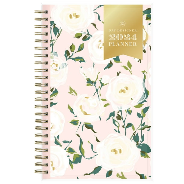 2024 Weekly Monthly Planner, 5x8, Day Designer for Blue Sky, Coming Up