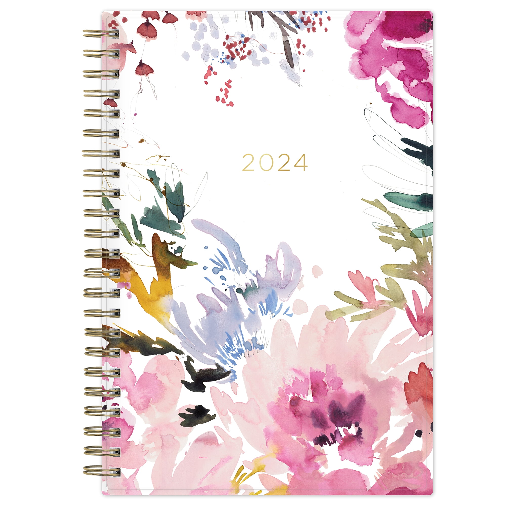 2024 Weekly Monthly Planner, 5x8, Kelly Ventura for Blue Sky, Magenta