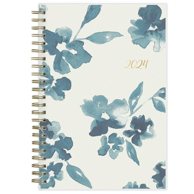 2024 Weekly Monthly Planner, 5x8, by Blue Sky, Bakah Blue