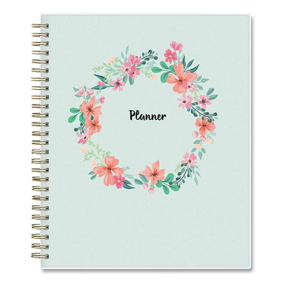 2024 Weekly Monthly Planner, 7x9, Blue Sky, Laurel