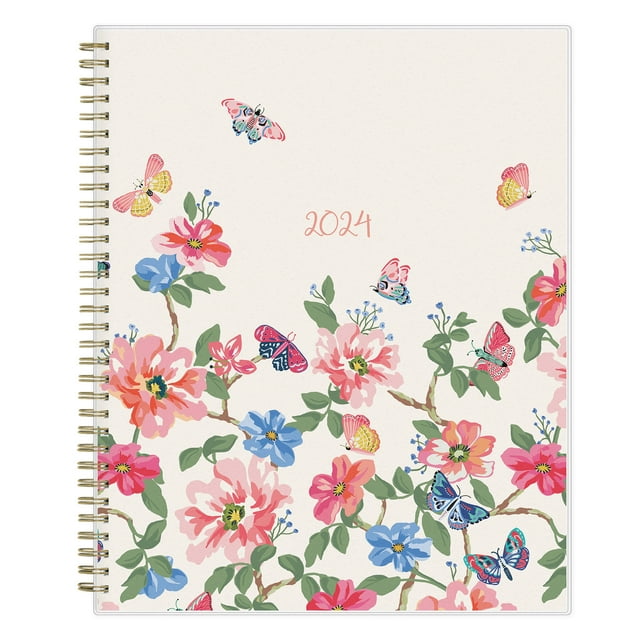 Blue Sky 2024 Weekly Monthly Planner, 8.5x11, Fly By, Durable Cover