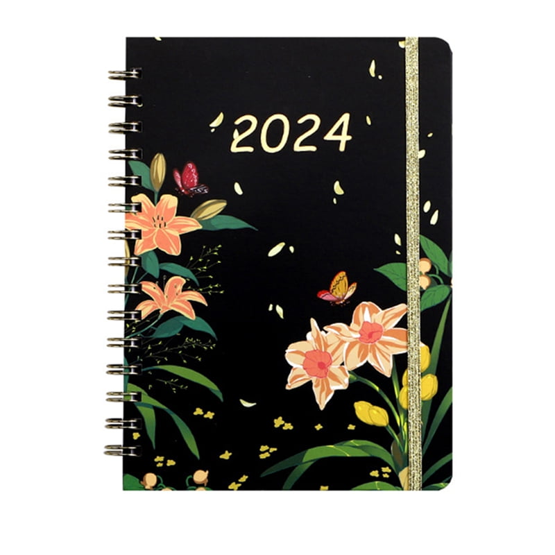 2024 Weekly Planner Spiral Bound Premium 2024 Planner, Sturdy Hardcover