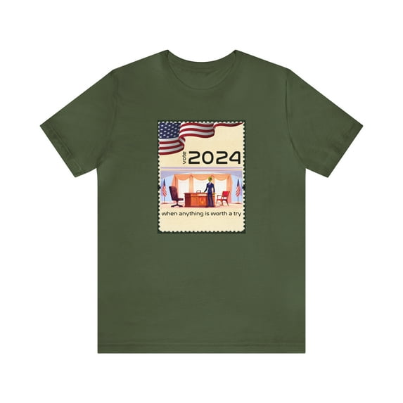 2024 When Anything Is Worth A Try, 2024 ET Alien For President T-Shirt
