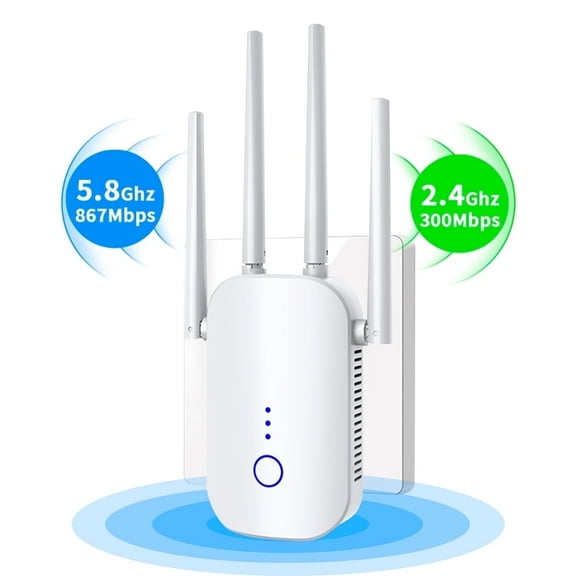 2025 WiFi Extender Signal Booster - Longest Range Up to 8500 sq.ft, Internet Repeater for Home and Outdoor, Wireless Amplifier Quick Setup