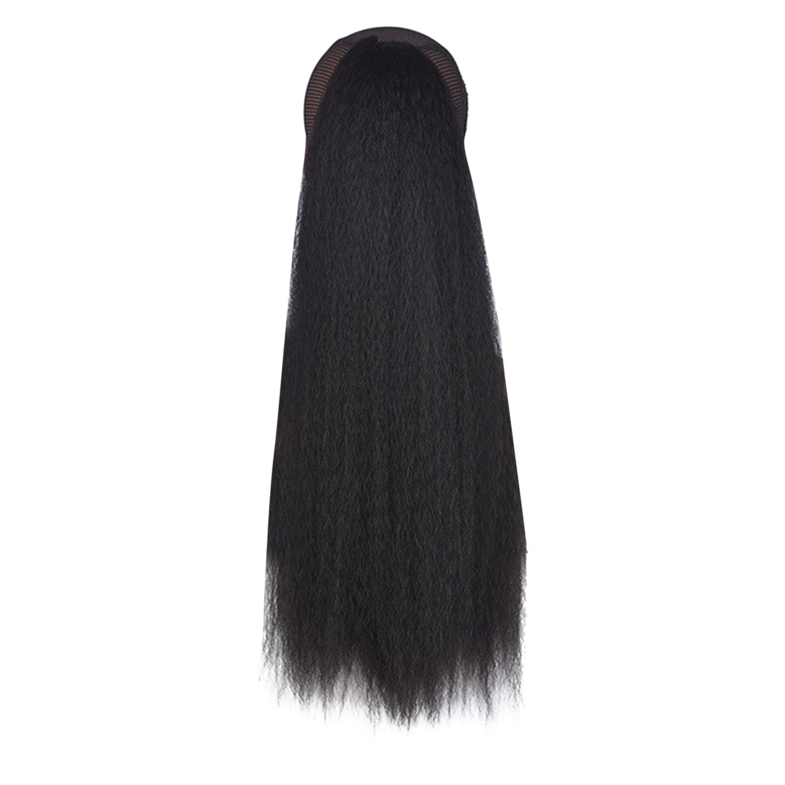 2024 Wig Ponytail Draw Rope Ponytail Explosion Corn Beard Hair