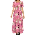 thumbnail image 1 of 2024 Wine Glasses Dress Love Wine Aesthetic Bohemia Long Dresses Womens Cute Maxi Dress Birthday Present, 1 of 7
