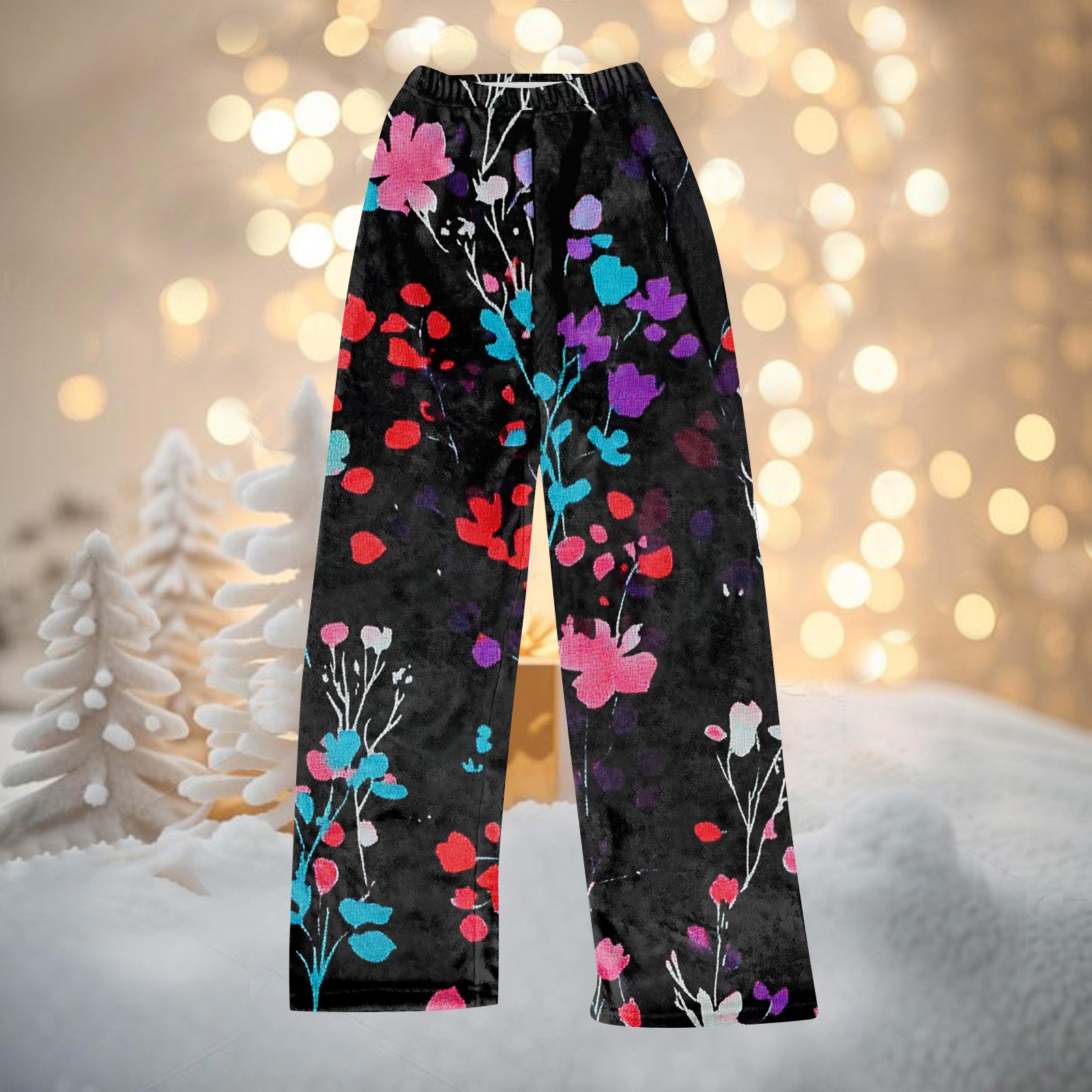 2024 Winter Flannel Pajamas Pants for Kids, Loungewear Pants Soft Sleep