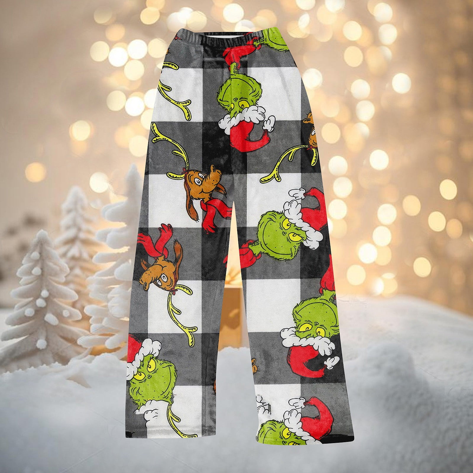 2024 Winter Flannel Pajamas Pants for Women, Fancy Dress Soft Long ...