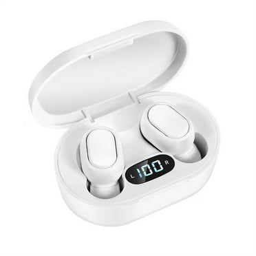 2024 Wireless Earbuds Bluetooth 5.3 Headphones with HD Mic HiFi Stereo Sound, Wireless Earphones with LED Display Touch Control, Mini Ear Buds White Up to 65% off!