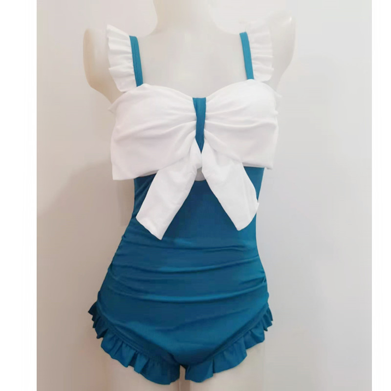 2024 Women Black Ruffle Sleeve Swimwear OnePiece Cover Up High Cut