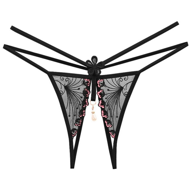 2024 Women Floral Embroidery Lace Panties Pack for Women Hollow Low