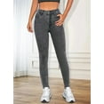 thumbnail image 1 of 2024 Women Stretch Skinny Jeans Lady Slim Fit Pencil Jeans Girls Leggings Straight Leg Pants Light Blue Gray Black Sexy Trousers, 1 of 6