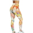 thumbnail image 1 of 2024 Women's Casual Stretchable Easter Printed Tight Lifting Fitness Yoga Leggings (2), 1 of 2