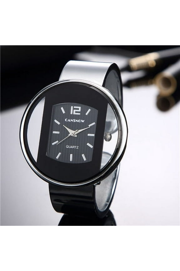 2024 Women's Luxury Bracelet Watch - Fashionable Gold and Silver Quartz Wristwatch, Elegant Dress Style for Ladies, Perfect for Casual and Formal Occasions, Trendy Gift Choice