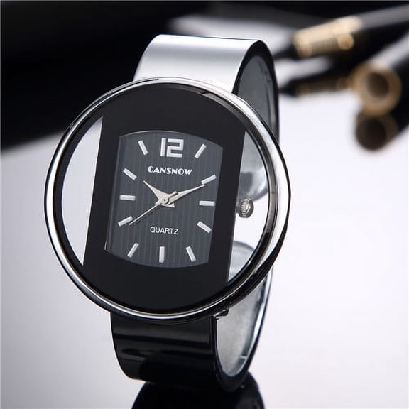 2024 Women's Luxury Bracelet Watch - Fashionable Gold and Silver Quartz Wristwatch, Elegant Dress Style for Ladies, Perfect for Casual and Formal Occasions, Trendy Gift Choice