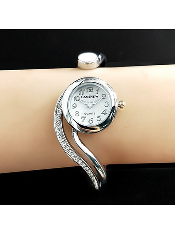 2024 Women's Luxury Bracelet Watch - Small Dial Quartz Wristwatch in Gold and Silver, Elegant Dress Style for Casual and Special Occasions, Perfect Gift Choice for Ladies