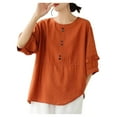 2024 Women's New Summer Style Loose Top That Covers Belly And Hides Fat