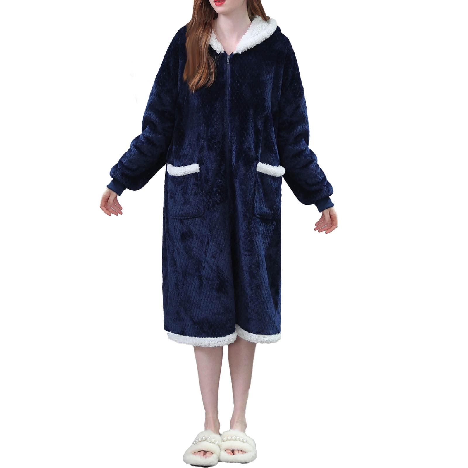 2024 Women s Plus Size Wearable Blanket Hoodie Oversized Blanket Sweatshirt For Adults Women Men Kids Cozy Warm Fuzzy And Soft Hooded Blanket Walmart