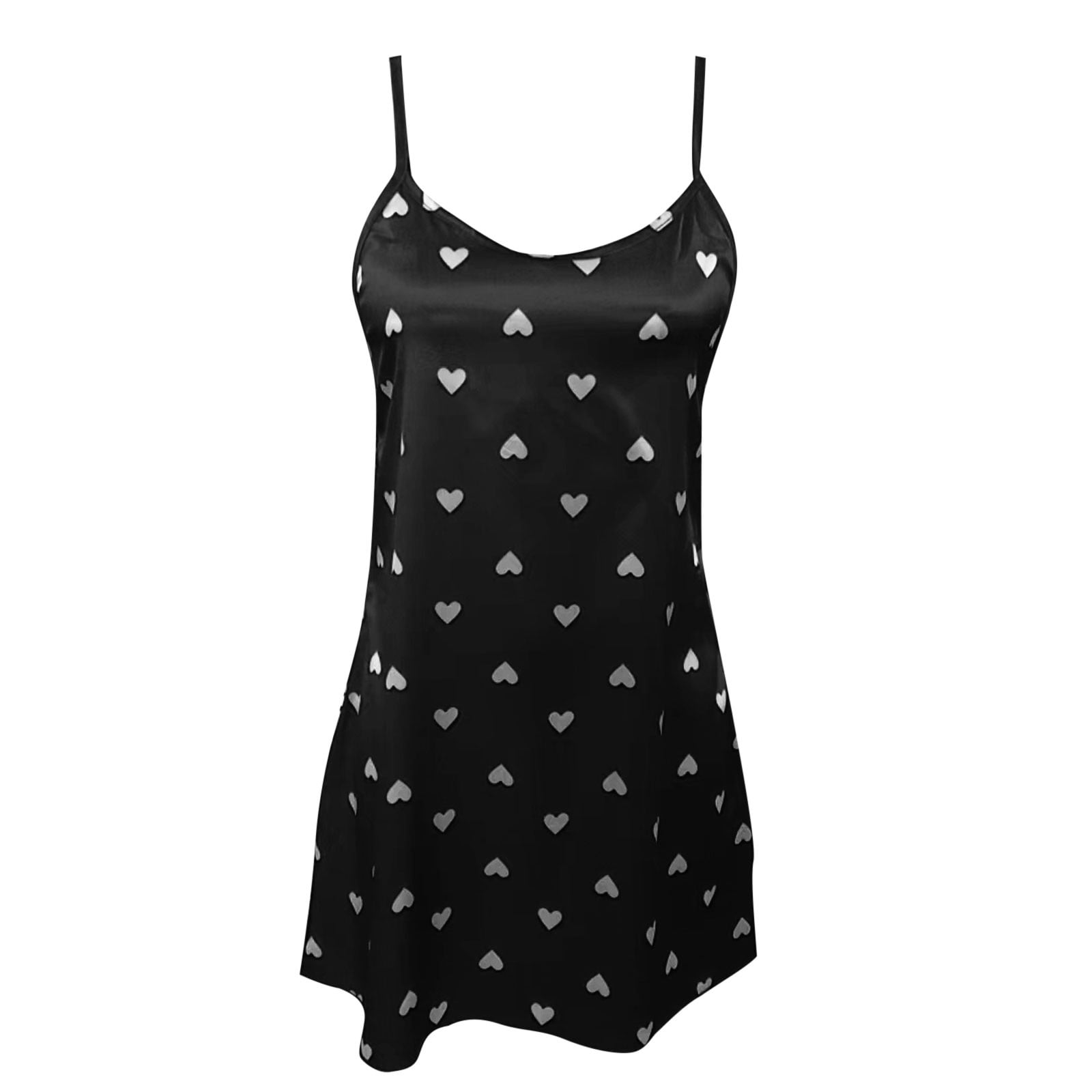 2024 Women's Sling Love Night Robe Women Lingerie Nightdress Lingerie